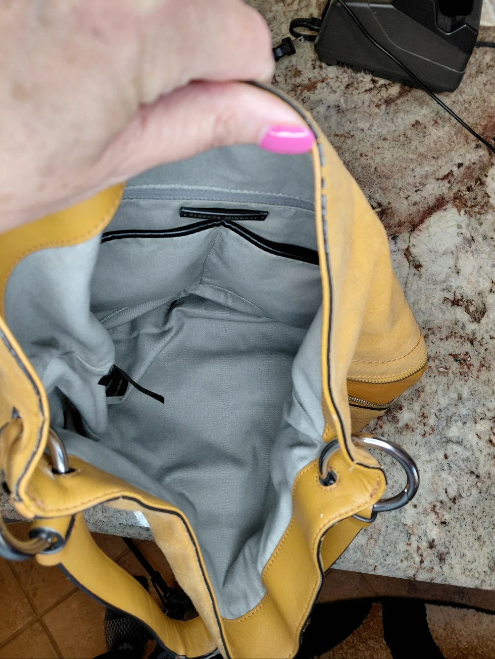 Rebecca Minkoff Suede & Leather Hobo Tote - Picture 9 of 13